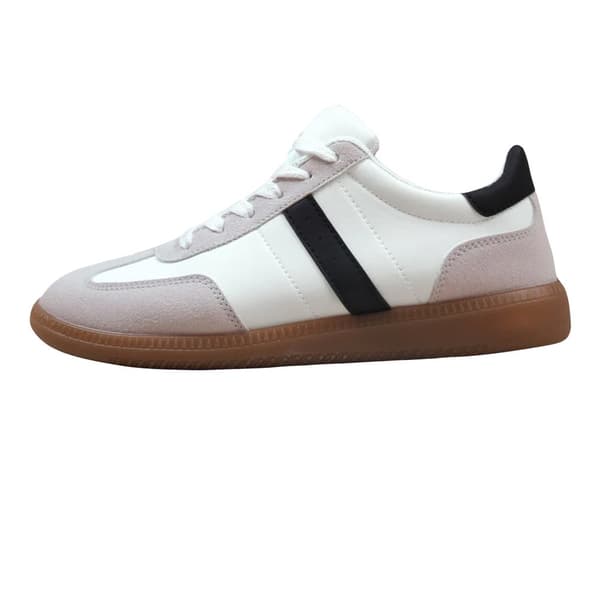 Where's That From Dam/Ladies Pace Contrast Panel Gum Sole Lace Up Träningsskor