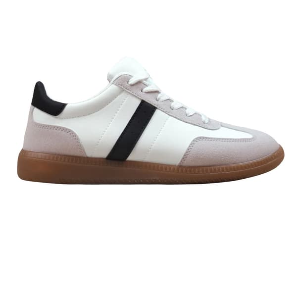 Where's That From Dam/Ladies Pace Contrast Panel Gum Sole Lace Up Träningsskor