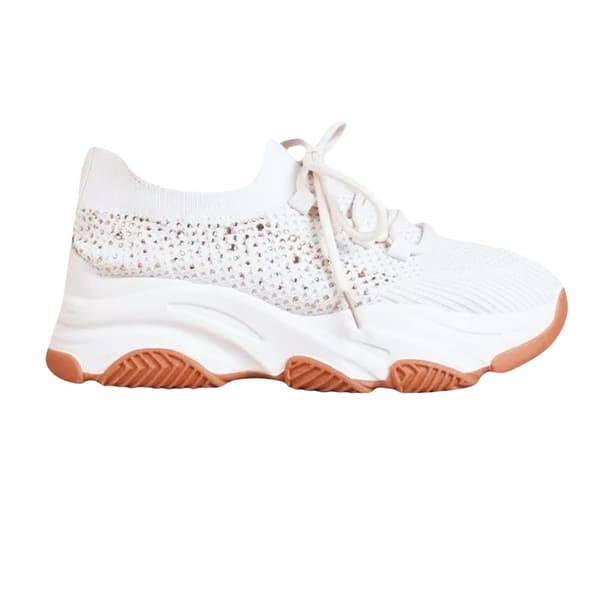 Where's That From Womens/Ladies Advantage Mesh Chunky Heel Trainers