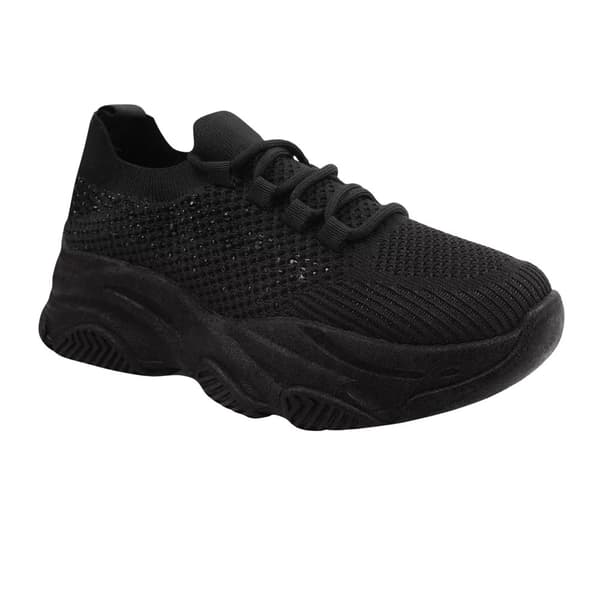 Where's That From Womens/Ladies Advantage Mesh Chunky Heel Trainers