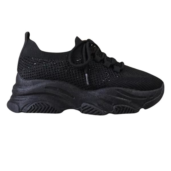 Where's That From Womens/Ladies Advantage Mesh Chunky Heel Trainers Black 5 UK
