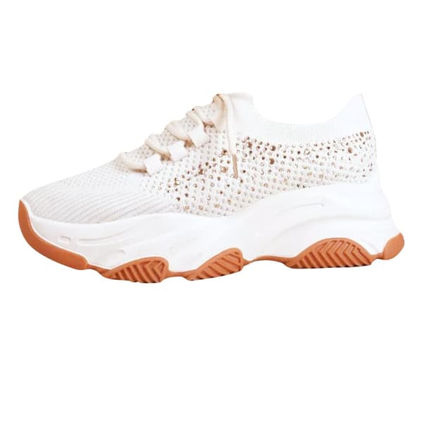 Where's That From Womens/Ladies Advantage Mesh Chunky Heel Trainers