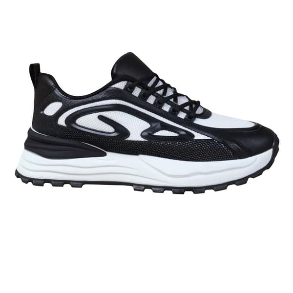 Where's That From Womens/Ladies Mars Lines Chunky Lace Up Trainers Black 4 UK