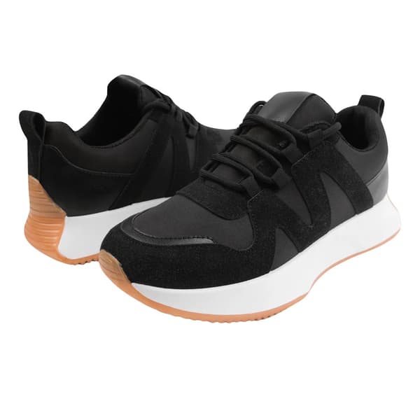 Where's That From Womens/Ladies Momentum Faux Suede Trainers