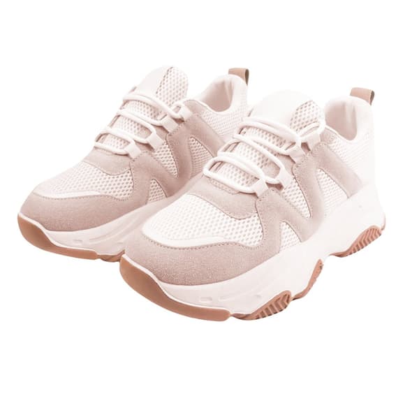 Where's That From Womens/Ladies Liberate Mesh Suede Trainers