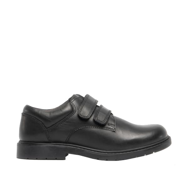 Roamers Boys Twin Touch Fastening Casual Leather Shoe