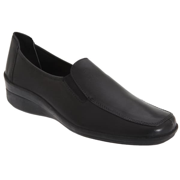 Mod Comfys Kvinnor/Damer Flexibla Softie Läder Twin Gusset Casual Skor
