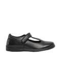 Miniatyrbilde 2 av 2: Roamers Childrens Girls Touch Fastening Leather School Shoes