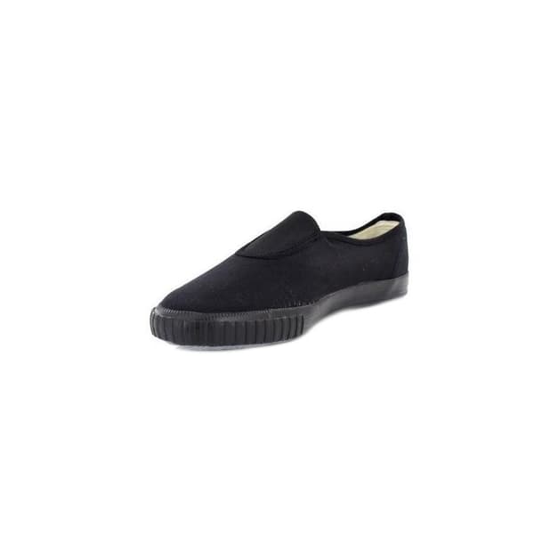 Dek Kids Unisex Junior Gusset Black Canvas Plimsolls