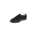 Miniatyrbild 4 av 5: Dek Vuxna Unisex Gusset Black Canvas Plimsolls