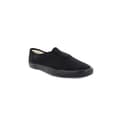 Miniatyrbild 5 av 5: Dek Vuxna Unisex Gusset Black Canvas Plimsolls