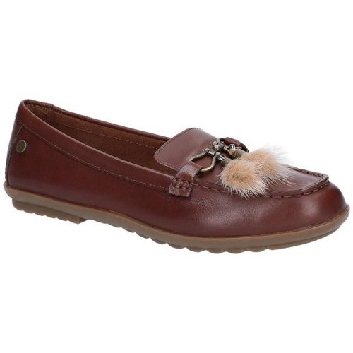 Bild av Hush Puppies Dam / Aidi Leather Puff Loafers