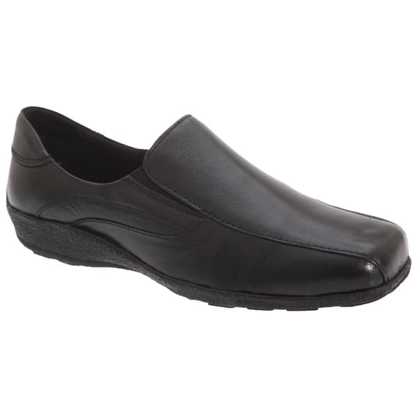 Mod Comfys Womens/Ladies Flexible Leather Upper Twin Gusset Shoes Black 9 UK