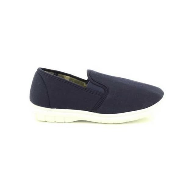 Scimitar Mens Twin Gusset Slip On Casual Textile Shoes