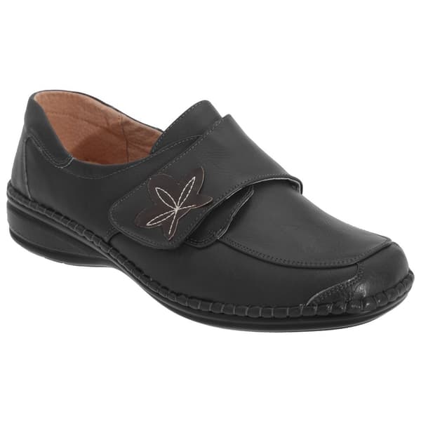 Boulevard Womens/Ladies Wide Fitting Touch Fastening Casual Shoes