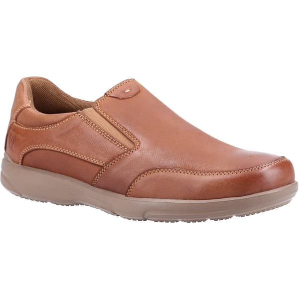 Hush Puppies Mens Aaron Slip On Leather Shoe