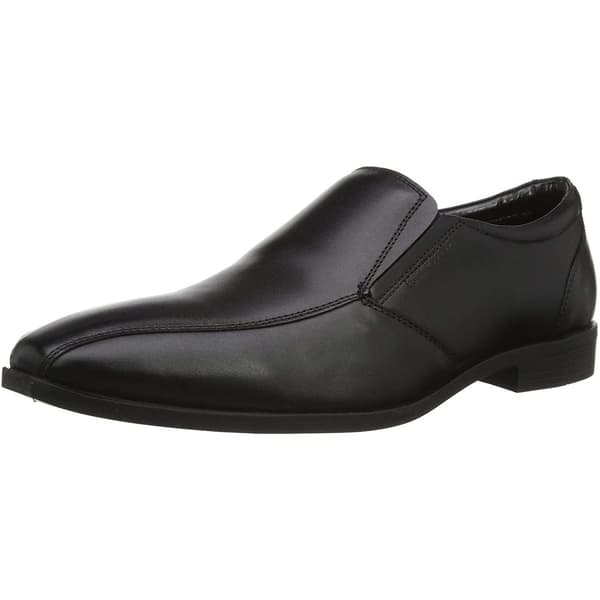 Hush Puppies Boys Ellis Leather Shoes Black 6 UK Child