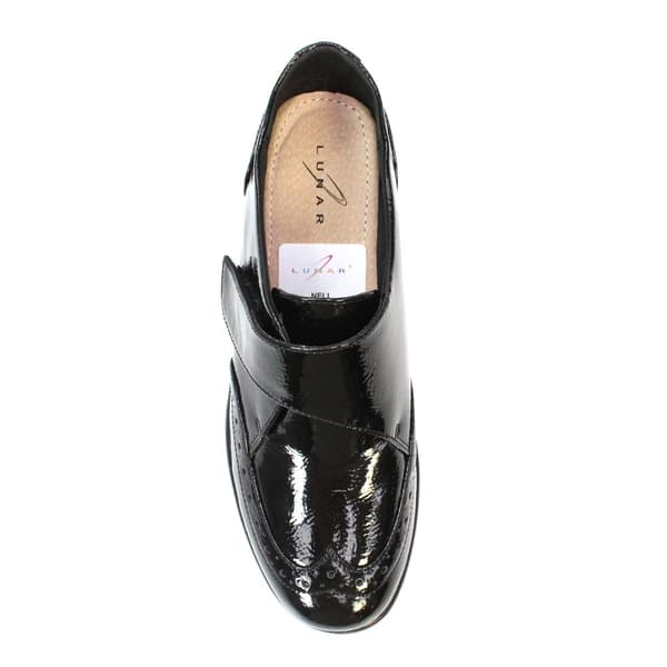 Lunar Womens/Ladies Nell Leather Lined Casual Shoes