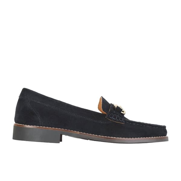 Moretta Dame/Damer Rosa Suede Loafers