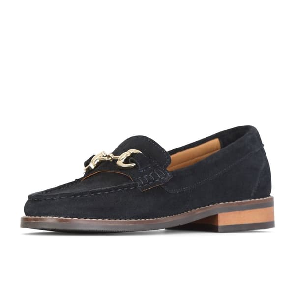 Moretta Dame/Damer Rosa Suede Loafers