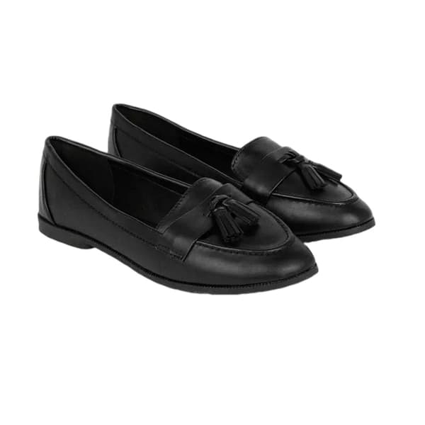 Dorothy Perkins Womens/Ladies Lennie Tassel Wide Loafers Black 9 UK