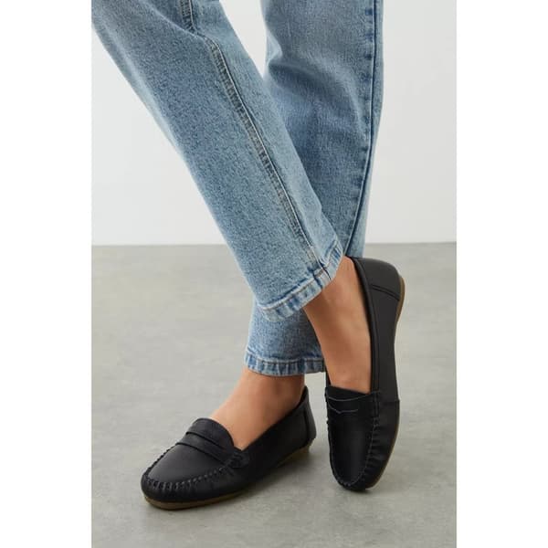 Good For The Sole Womens/Ladies Nessa Leather Loafers