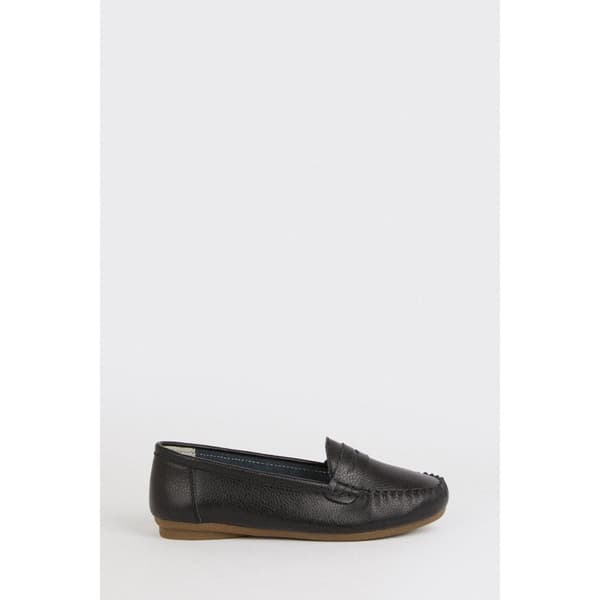 Good For The Sole Womens/Ladies Nessa Leather Loafers