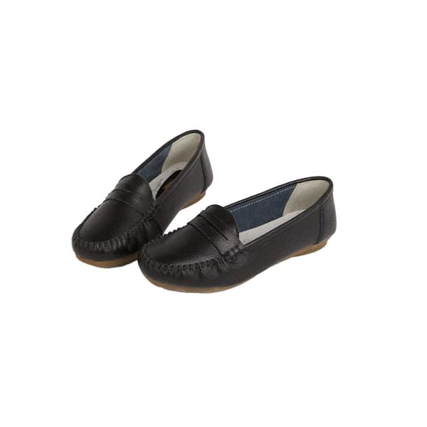 Good For The Sole Womens/Ladies Nessa Leather Loafers Black 4 UK