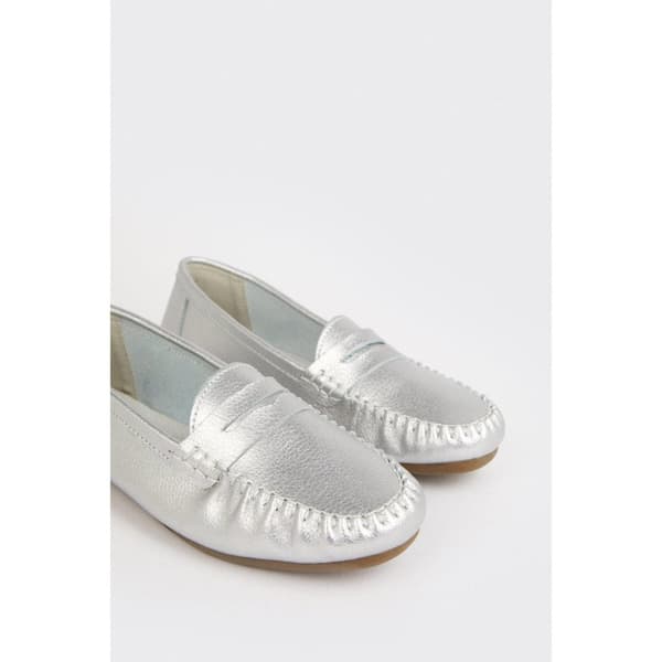 Good For The Sole Womens/Ladies Nessa Leather Loafers