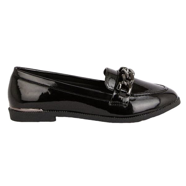 Dorothy Perkins Kvinder/Damer Leila Chain Patent PU Loafers