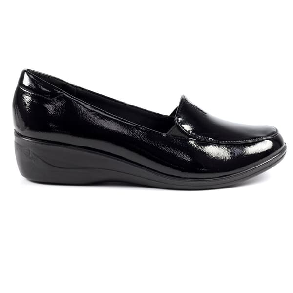 Lunar Womens/Ladies Elsbeth Leather Glossy Shoes