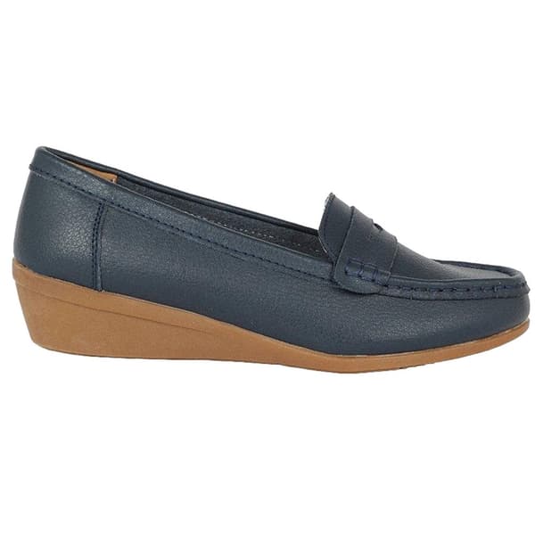 Good For The Sole Womens/Ladies Niamh Leather Wide Loafers