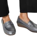 Miniatyrbilde 3 av 3: Good For The Sole Womens/Ladies Niamh Leather Wide Loafers