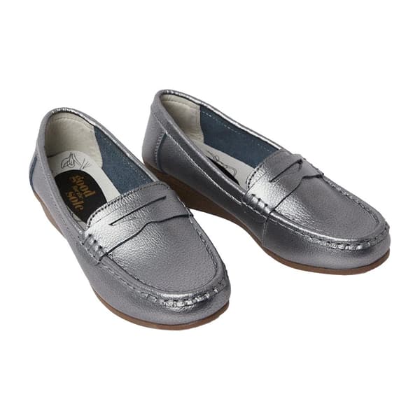 Good For The Sole Womens/Ladies Niamh Leather Wide Loafers