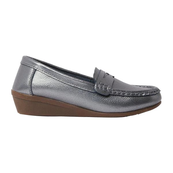 Good For The Sole Womens/Ladies Niamh Leather Wide Loafers