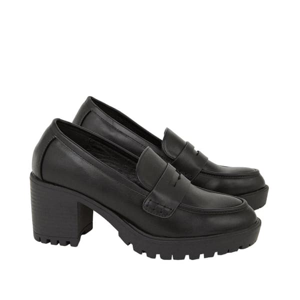 Dorothy Perkins Womens/Ladies Lenny Wide Heeled Loafers