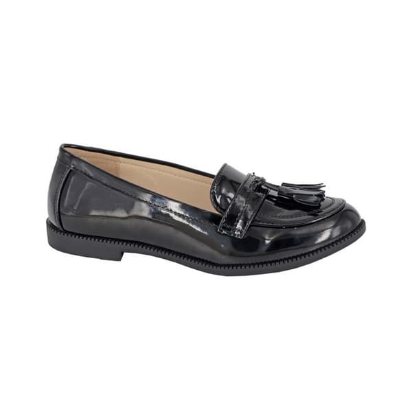 Boulevard Loafers med tofs i PU och patent för kvinnor/damer