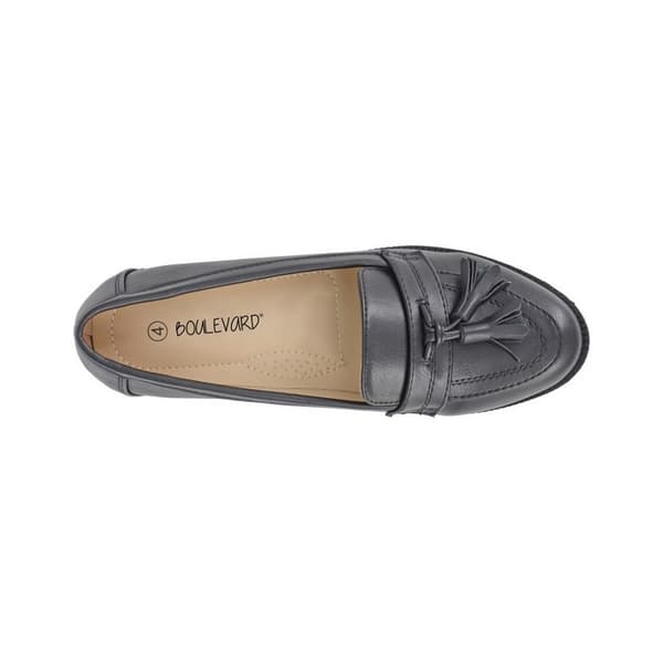 Boulevard Dam/Lady Loafers med matt tofs