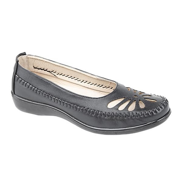 Boulevard Womens/Ladies Punched Summer Casual Shoes