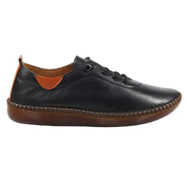 Lunar Womens/Ladies St Vincent Leather Plimsolls