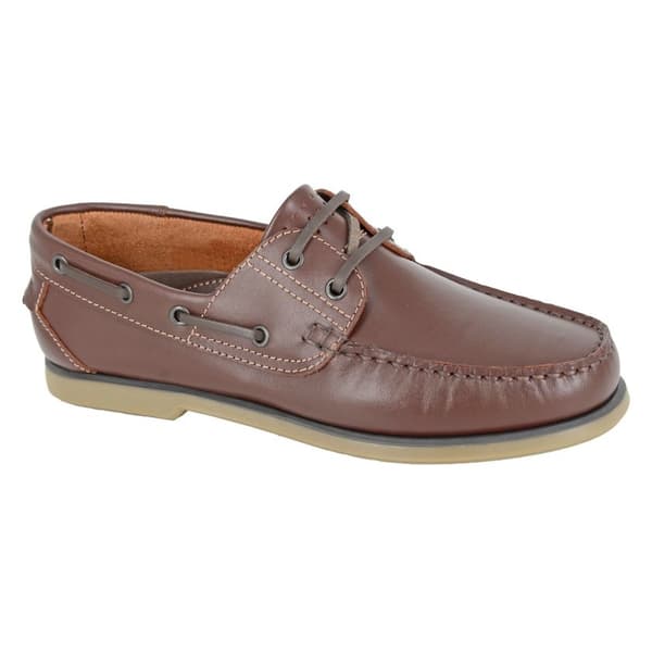 Rdek Mens Leather Non Marking Moccasins