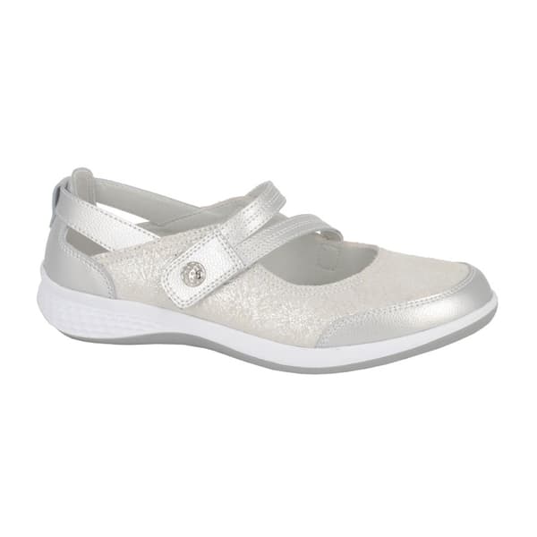 Boulevard Womens/Ladies Sparkle Suede Touch Fastening Bar Shoes