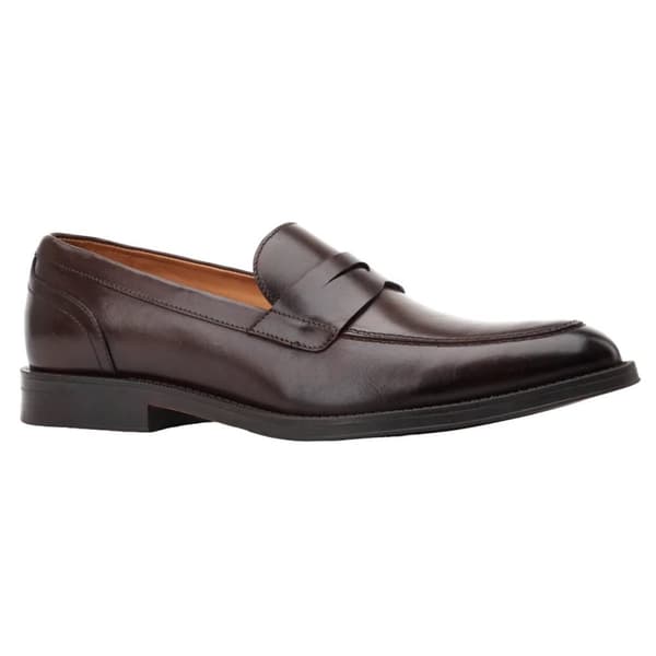 Base London Mens Kennedy Leather Loafers Dark Brown 12 UK