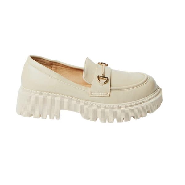 Faith Womens/Ladies Nola Snaffle Detail Chunky Heel Loafers