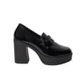 Miniatyrbild 2 av 3: Faith Dam/Ladies Cash Chunky Penny Loafers med hög klack