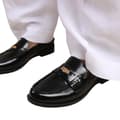 Miniatyrbilde 2 av 2: Where's That From Womens/Ladies Denver Gold Detail PU Slip-on Loafers