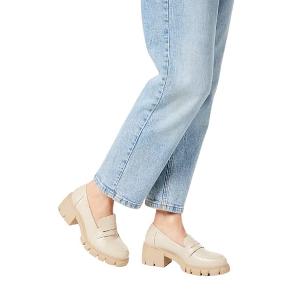 Faith Womens/Ladies Neddie Chunky Penny Loafers