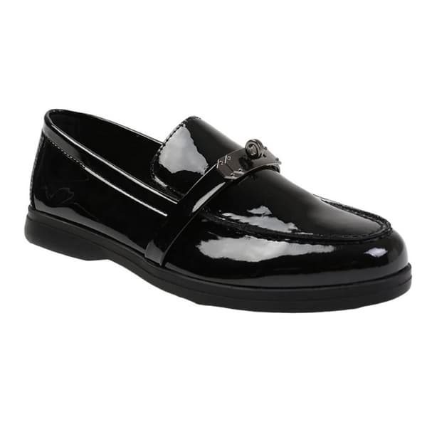Where's That From Dam/Ladies Monaco Loafers i patentläder med metalldetaljer