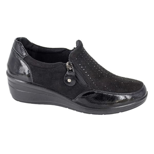 Boulevard Womens/Ladies Patent PU Casual Shoes