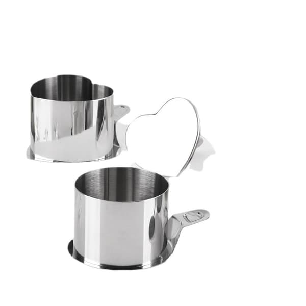 INF Mousseringar i rostfritt stål set med 3 (PP-påse) Round shape
